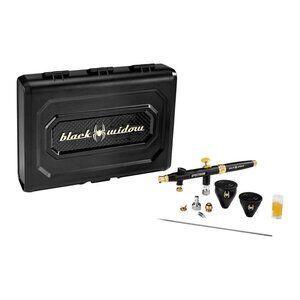 BLACK WIDOW by SPECTRUM Precision-Control, Gravity-Feed, Dual-Action Airbrush